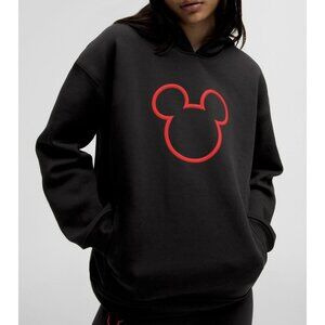 Lululemon x Disney Fleece Oversized Hoodie Black Mickey Mouse Size Small